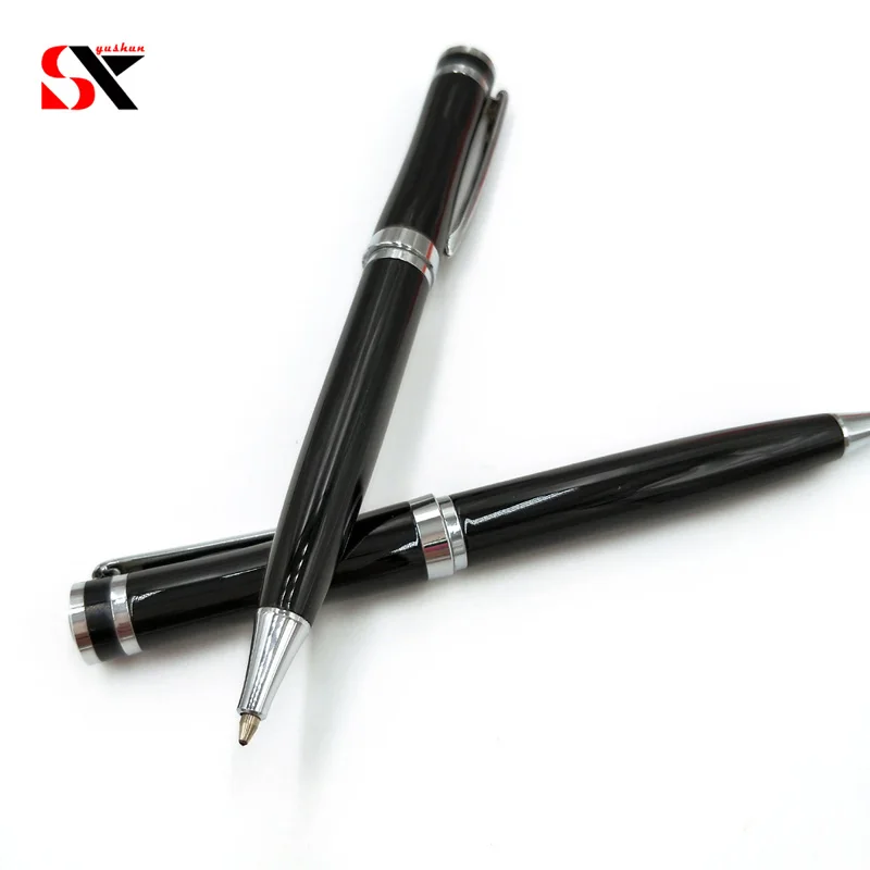 

Yushun silver clip metal Ballpoint Pen roller ball pens writing implements office school supplies