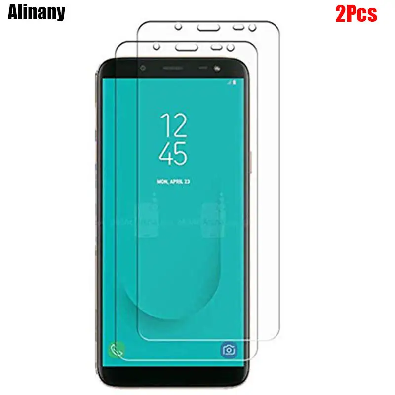 2 шт закаленное стекло для Samsung Galaxy J6 2018 Защита экрана Стекло J600 защитная пленка |
