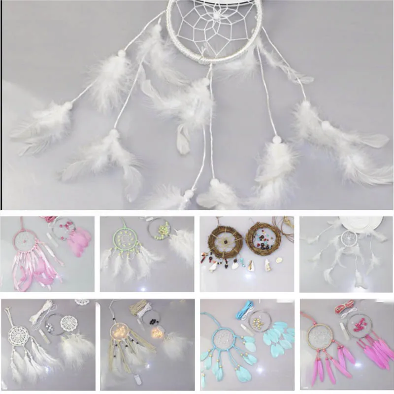 Набор ювелирных изделий Dream Catcher Reve набор из перьев/кольца/бусин/струн/Гуле