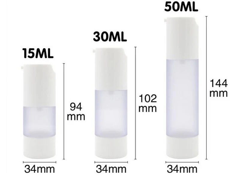 1 шт. 15 мл/30 мл/50 мл безвоздушный вакуумный насос бутылка с шероховатым покрытием контейнер для туалетных принадлежностей многоразового пластиковый диспенсер дорожный флакон для косметических средств