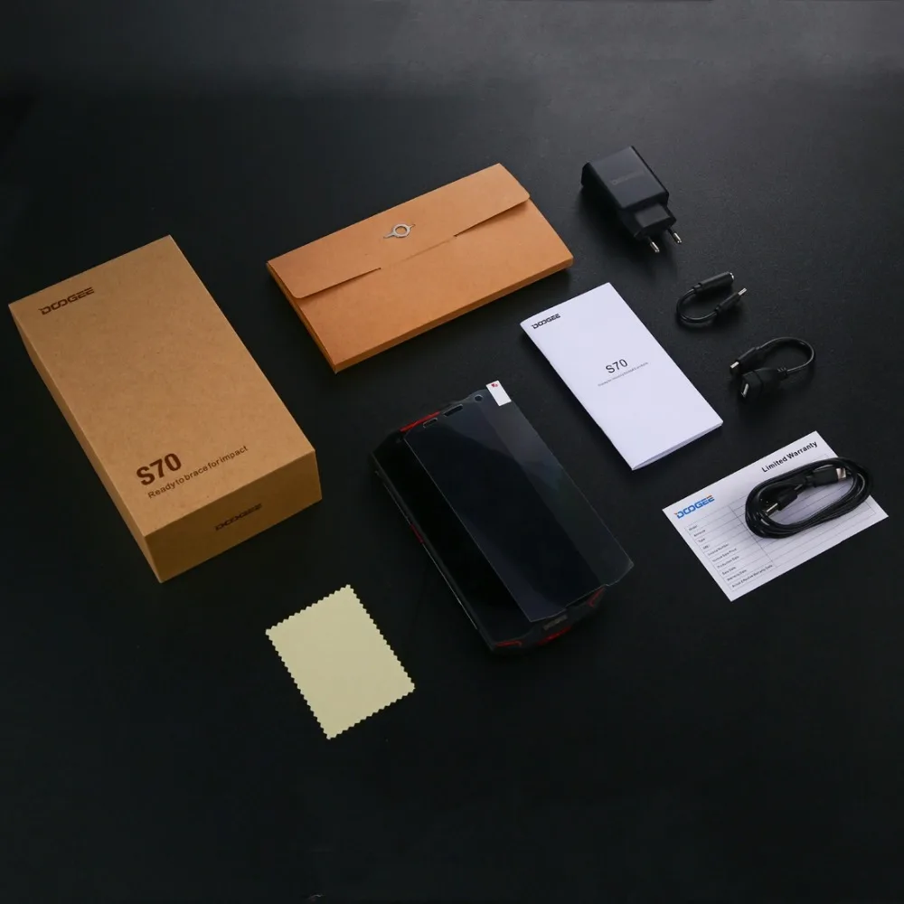DOOGEE S70 4G IP68 водонепроницаемый мобильный телефон Android 8 1 6 ГБ + 64 Helio P23 восьмиядерный