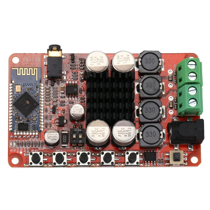Aux Tda7492P 50 Вт + беспроводной Bluetooth 4 0 аудио цифровой усилитель Чехол комплект