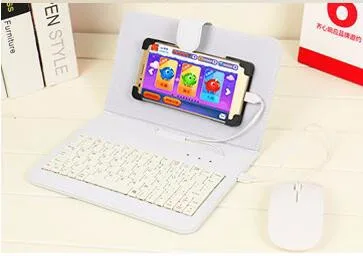 white with mouse