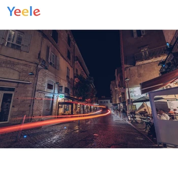 

Yeele Buildings Optical Line Tree Store Street Scene Photography Backgrounds Customized Photographic Backdrops for Photo Studio