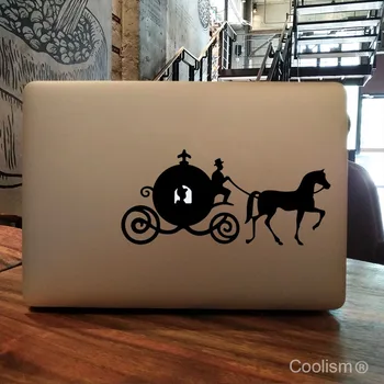 

Cinderella Pumpkin Carriage Laptop Decal for Apple MacBook Pro Air Retina Touch Bar 11 12 13 15 inch Mac Skin Notebook Sticker