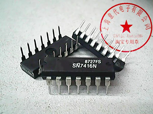 

10Pcs SN7416N 74LS16 New