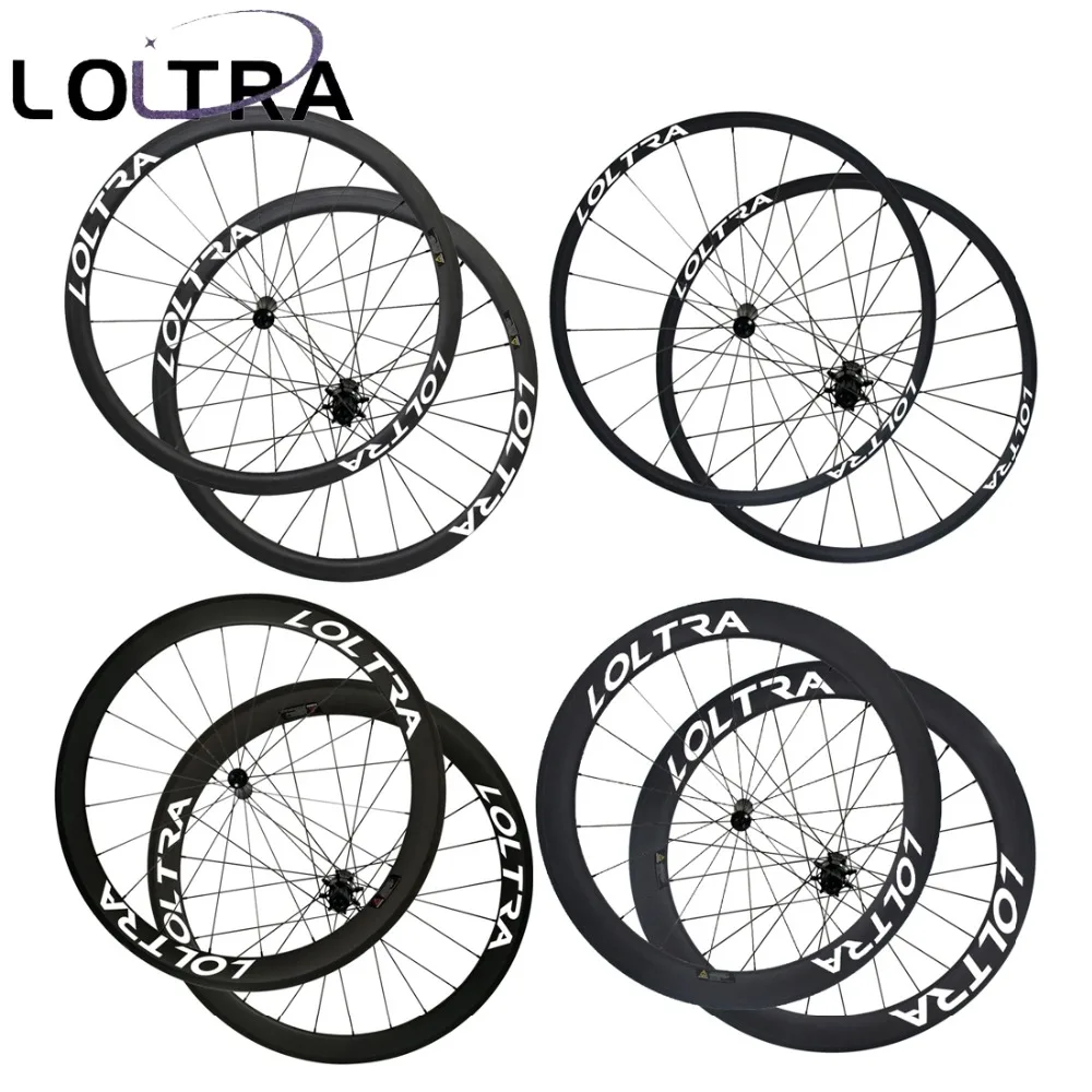 700C Carbon Road Bicycle Low Resistance Wheelset 23/25/27.5mm Rim