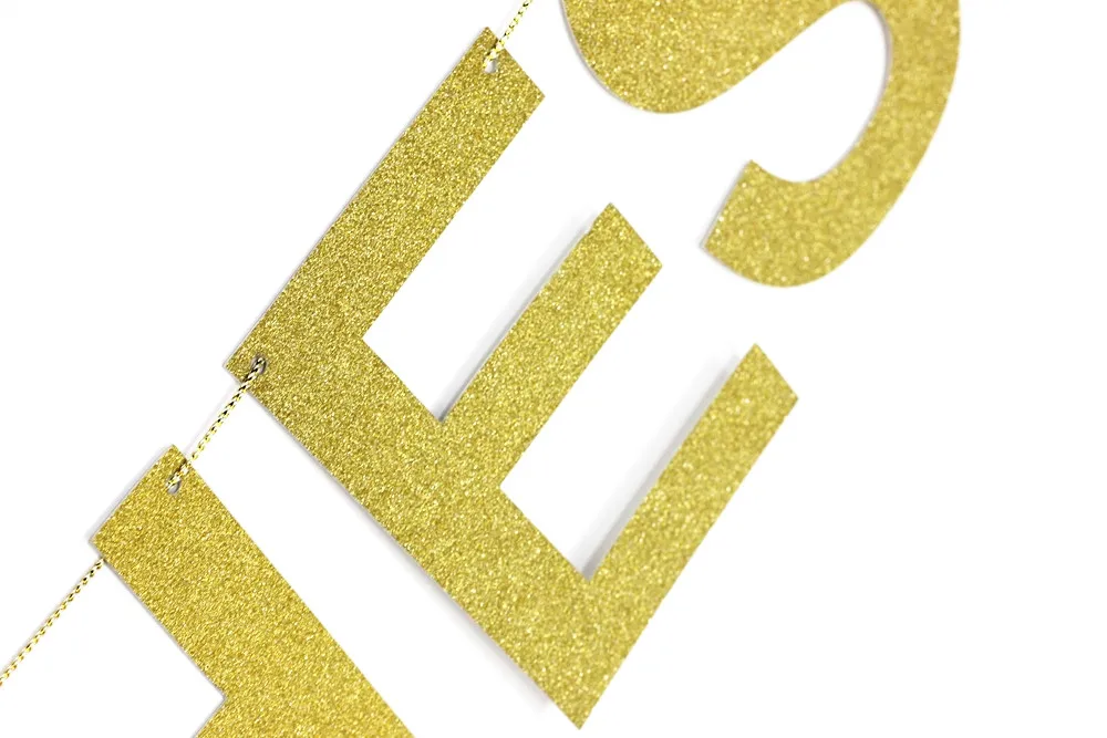 Cosplay&ware Drinkin’ With My Bitches Gold Glitter Banner Wall Hanging Bachelorette Party Girls Night Photo Prop Booth -Cosplayware Store