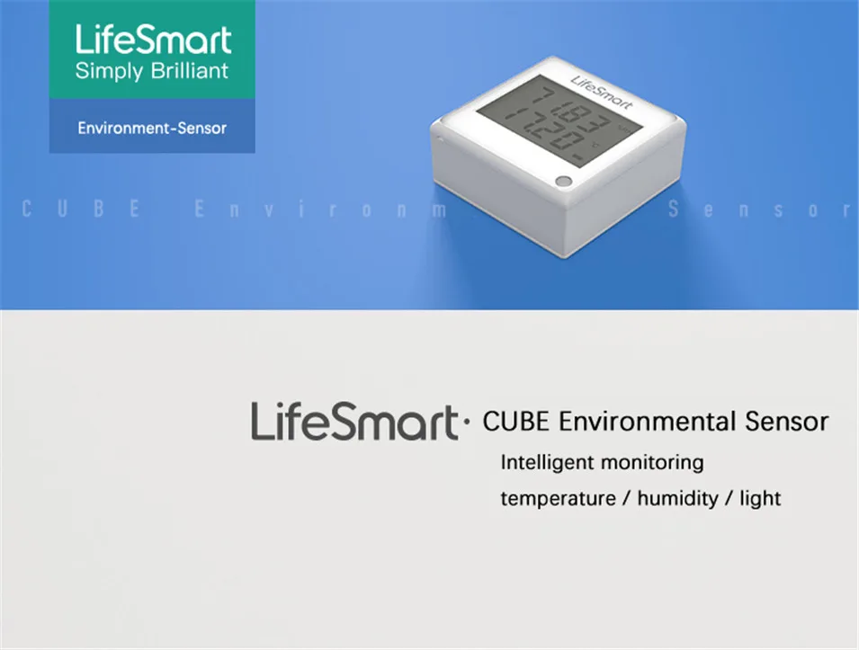 3---Lifesmart Multifunctional Environment Sensor 433MHZ Monitor Indoor Temperature,Humidity App Realtime View Remote Control by APP