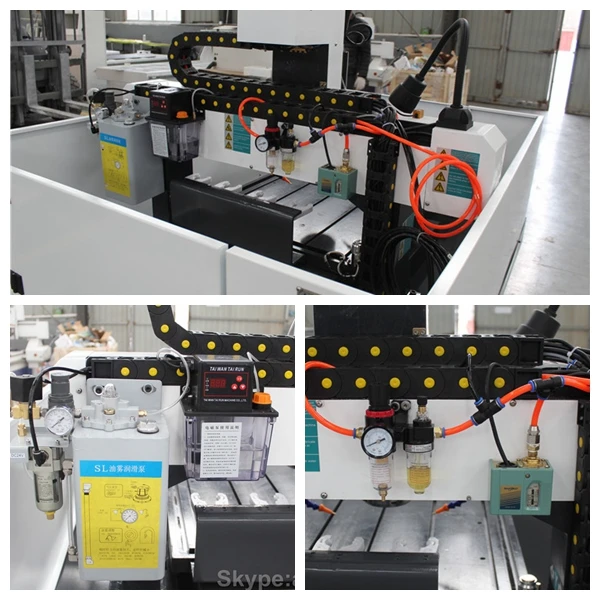 Заводская цена Алюминий Латунь Медь Нержавеющая сталь металл cnc обрабатывающий центр для продажи