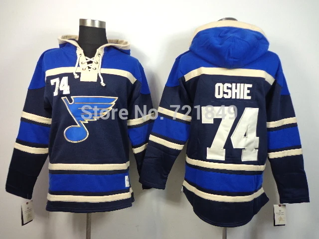 New St. Louis Blues hoody 74 T.J. OSHIE 