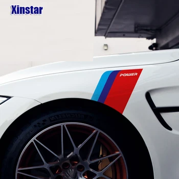

KK new power Emblem car body sticker for BMW E30 E36 E60 E46 E90 E71 E87 F30 F10 F20 X1 X3 X4 X5 X6