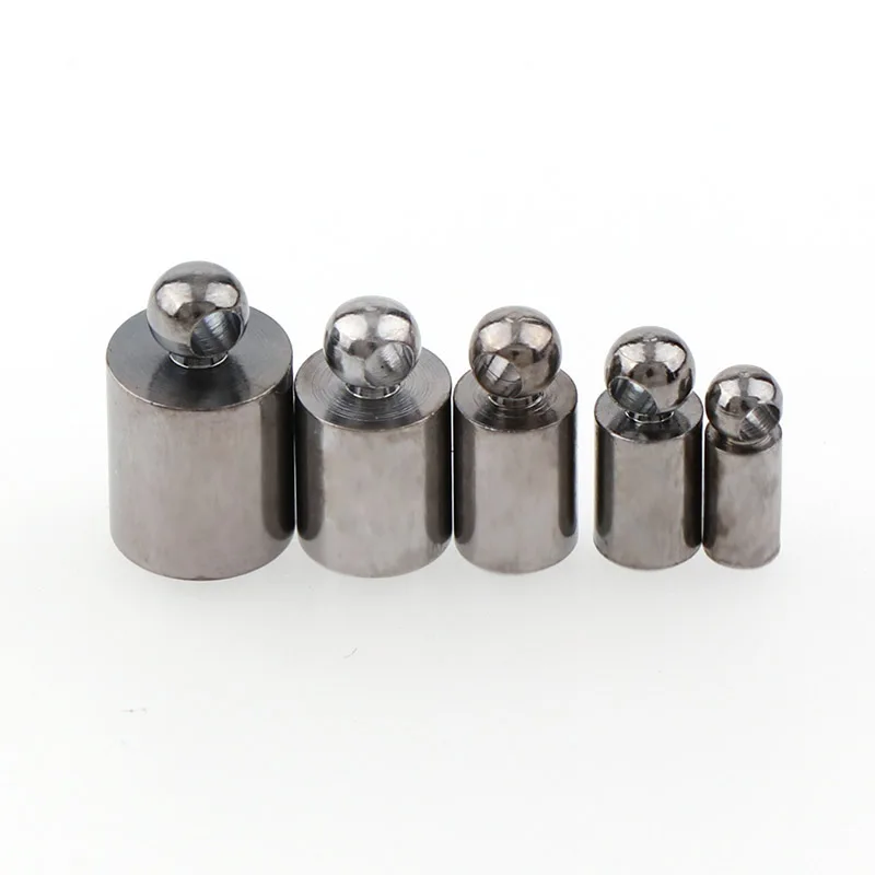Металлические металлические наконечники для шнура Rhodium/KC с золотым покрытием