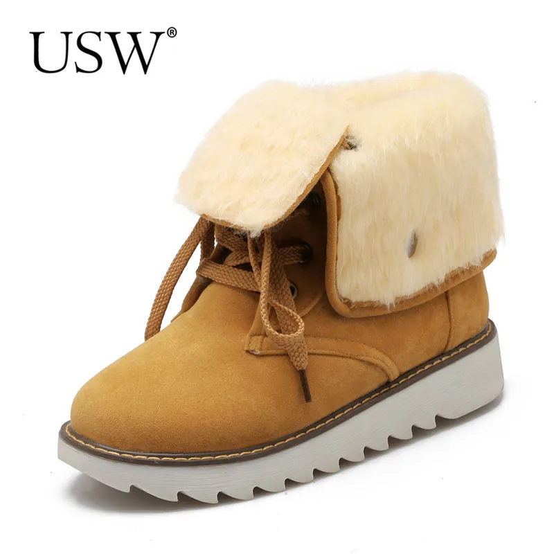 www.bagssaleusa.com : Buy Women Snow Boots Winter Ankle Boots Plus Size High Quality Cheap Shoes 2016 ...