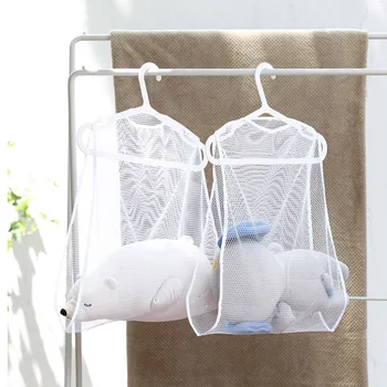 

Pillow Drying Rack& Mesh Storage Holder& White Breathable Folding Hanging Net&