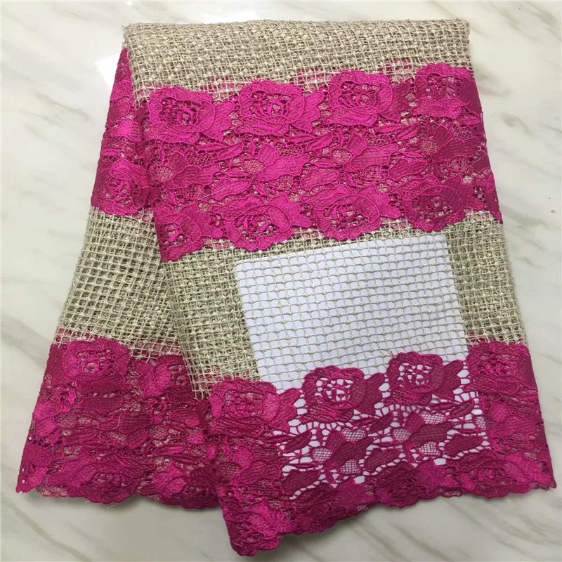 

PL!African Lace Fabric 2019 High Quality Lace, Embroidery Tulle Lace Fabric, African Lace stones 5 Yards ! J10612