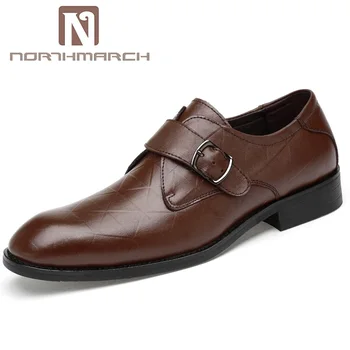 

NORTHMARCH Mens Dress Shoes Genuine Leather Luxury Fashion Oxford Shoes For Men Comfortable Formal Shoes For Men Heren Schoenen