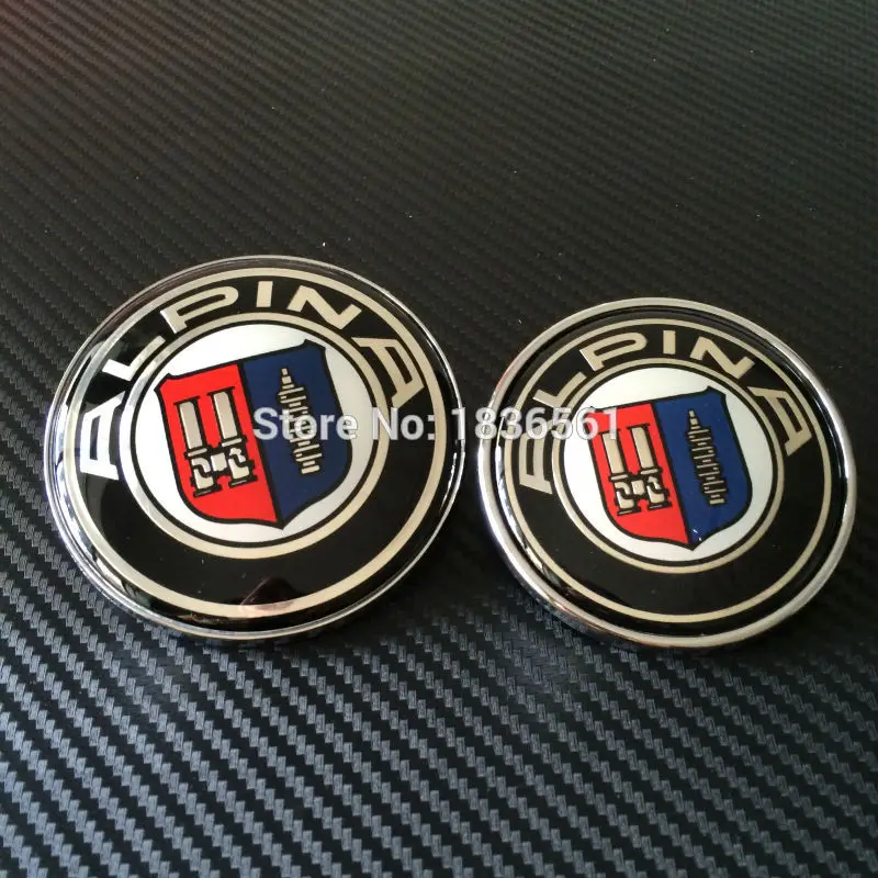Горячие продажи 74 мм 82 пластиковые alpina с 2 pins передняя/задняя Эмблема логотип Гуд