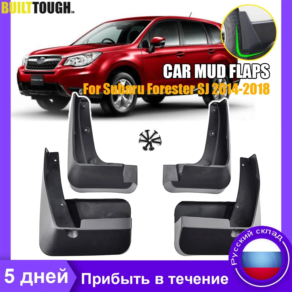 OE Styled For Subaru Forester 2014-2018 Splash Guards Mud Flaps Mudguards Black