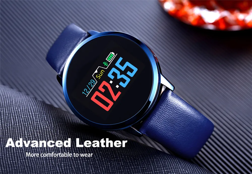 Новые Q8 Смарт часы OLED цветной экран нержавеющая сталь Водонепроницаемый Носимых устройств Smartwatch наручные часы для мужчин женщин фитнес трекер