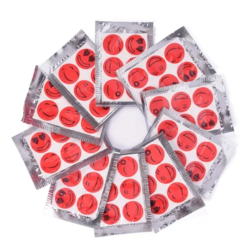 

60 Pcs Cartoon Repeller Sticker SmileInsect Mosquito Repellent Stickers Patches Citronella Oil Mosquito Killer