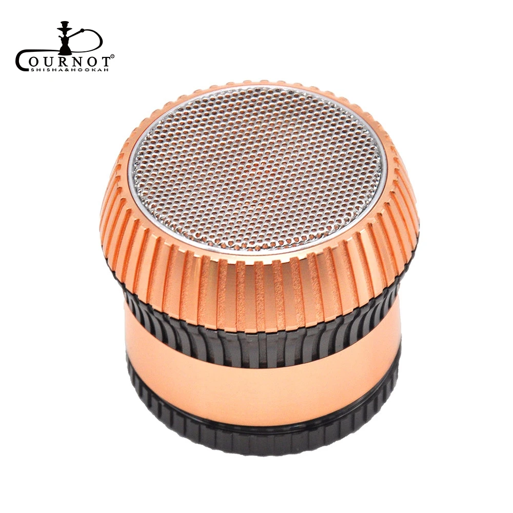 

COURNOT Mushroom Style Zinc Alloy Smoking Herb Grinder 63MM 4Piece Metal Tobacco Grinders Manual Cigarette Cutter Crusher