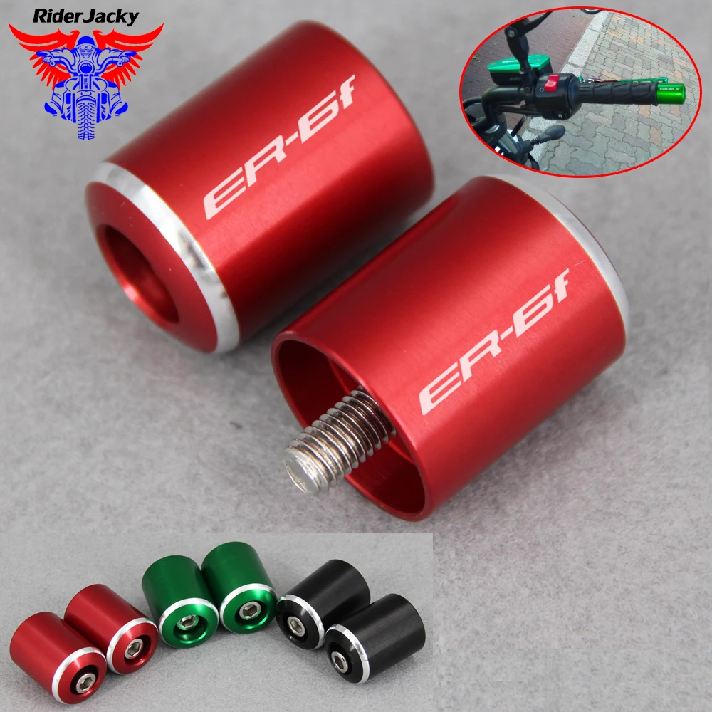 

For KAWASAKI NINJA650/ER-6F 2006-2017 Motorcycle CNC Accessories Handlebar Grips Bar Ends Cap Cover Slider