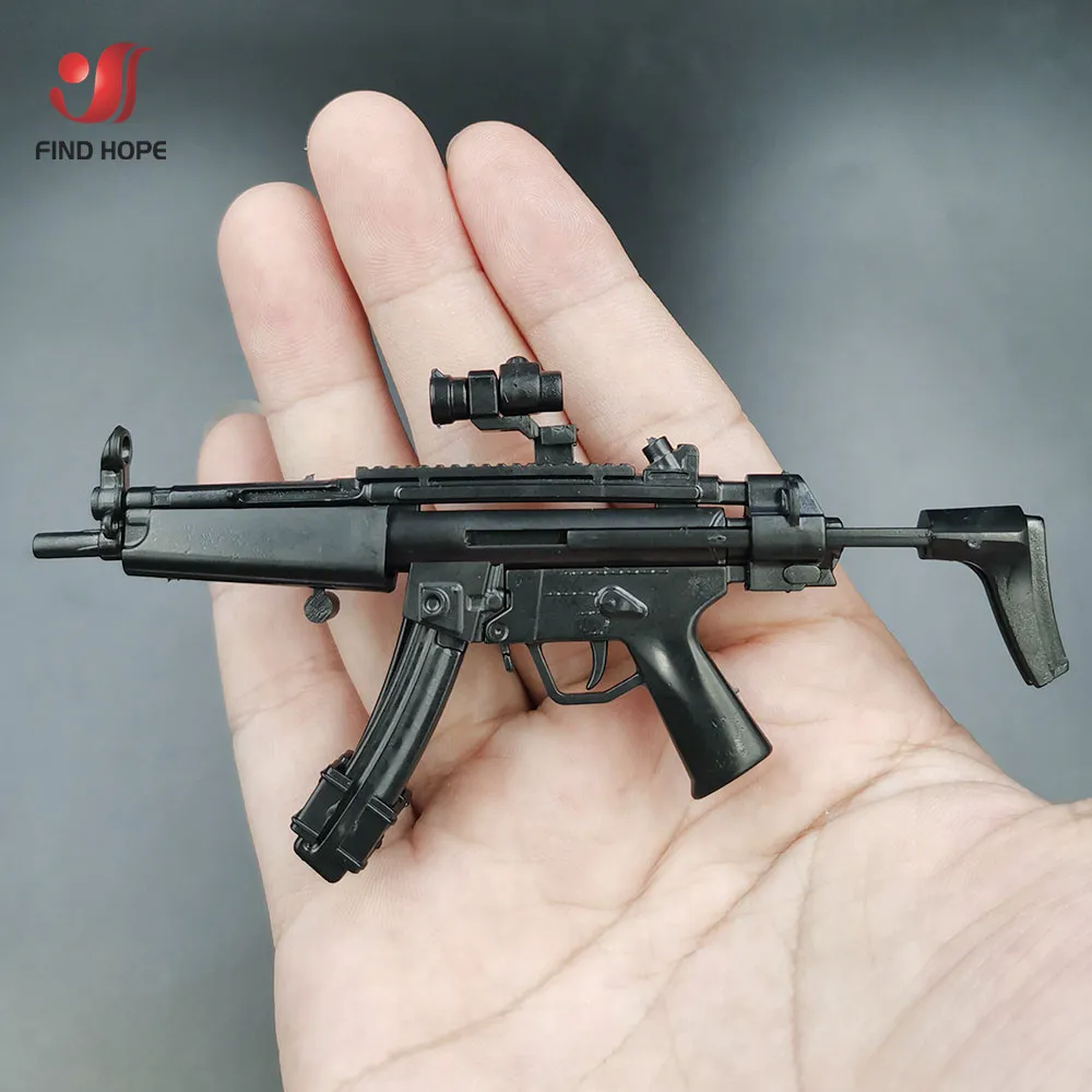 1/6 масштаб 4D HK MP5 Submachine Игрушечная модель пистолета Пазлы Строительные кирпичи