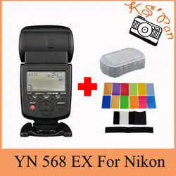 YONGNUO YN-568EX для Nikon YN 568Ex HSS Вспышка Speedlite YN 568 D800 D700 D600 D200 D7000 D90 D80 D5200 D5100 + 12 шт. Цвет карты