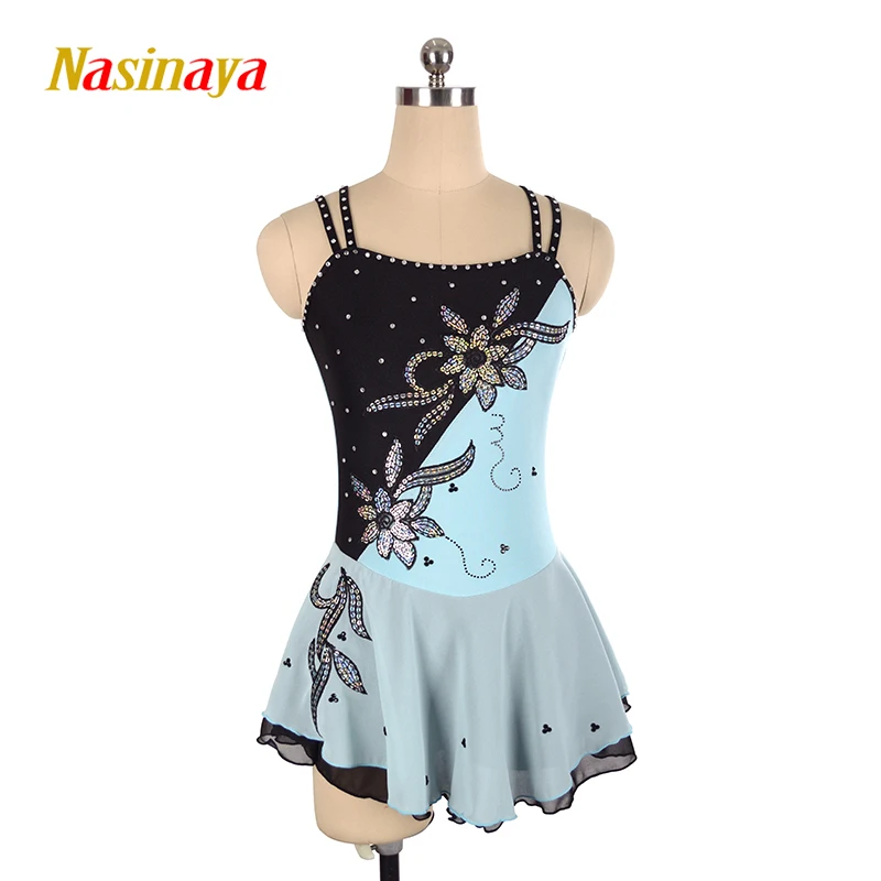 Nasinaya Women's Children's Dress Figure Skating Competition Training Clothing Artistic Gymnastics Performance Slip