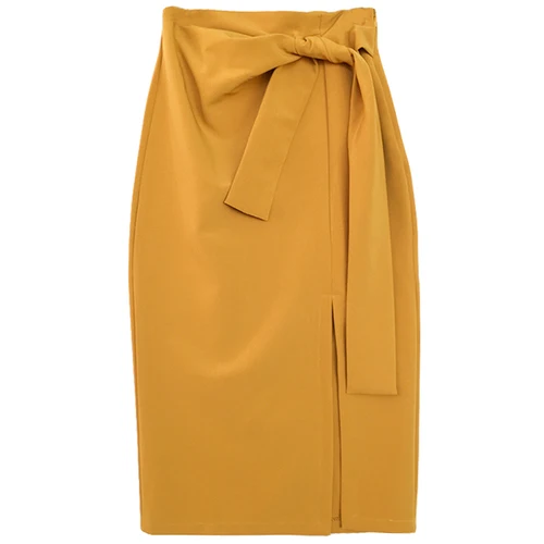 Дешевая Новая летняя Горячая Распродажа Женская модная повседневная сексуальная юбка L132 - Цвет: Цвет: желтый