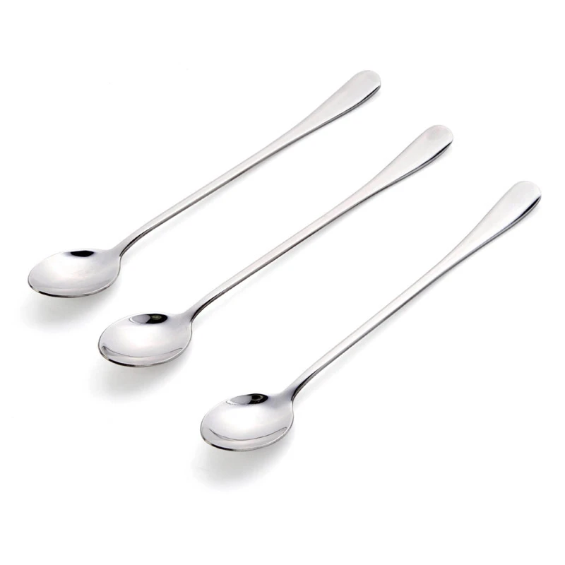 2PCS Double Metal Stir Spoon for Coffee Salad Dinner | Дом и сад