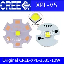 5 шт. 10 Вт Cree XPL XP-L светодио дный излучатель света белый 6500 К теплый белый 3000-3200 К 2,95-3,25 В с 8 мм 12 мм 14 мм 16 мм 20 мм PCB для DIY