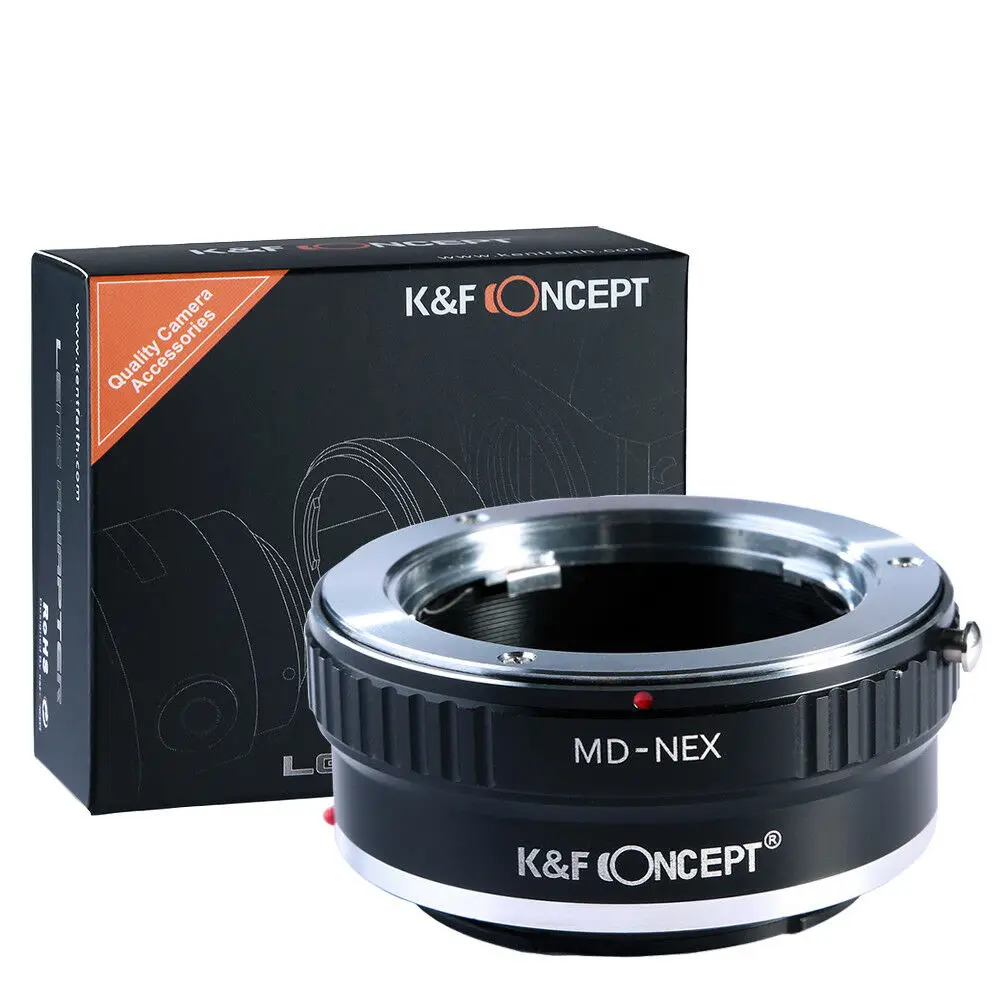 Адаптер K &amp F Concept для объектива Minolta MD MC к камере Sony E-Mount A7R2 A7M3 A7S E NEX a5000 A7II A7R a6400 a73