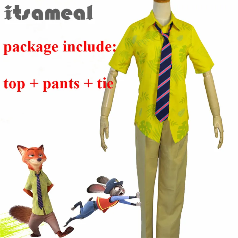 

Cos ZOOTOPIA Nick Wilde Cosplay Costume Fox Cos ZOOTOPIA Nick Cosplay Clothing