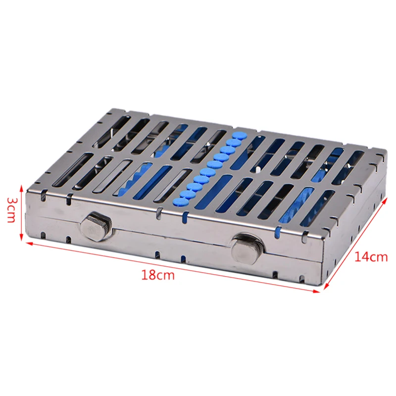 1 шт. Стоматологическая S-Terilization коробка стоматологическая кассета дезинфекция стойка лоток коробка из нержавеющей стали стоматологический материал стоматологический инструмент