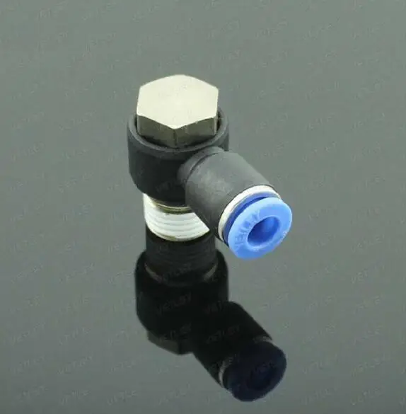 Male Branch Tee 1//4 Tube OD x 3//8 NPT Male USA Sealing Push to Connect Tube Fitting Polybutylene Plastic