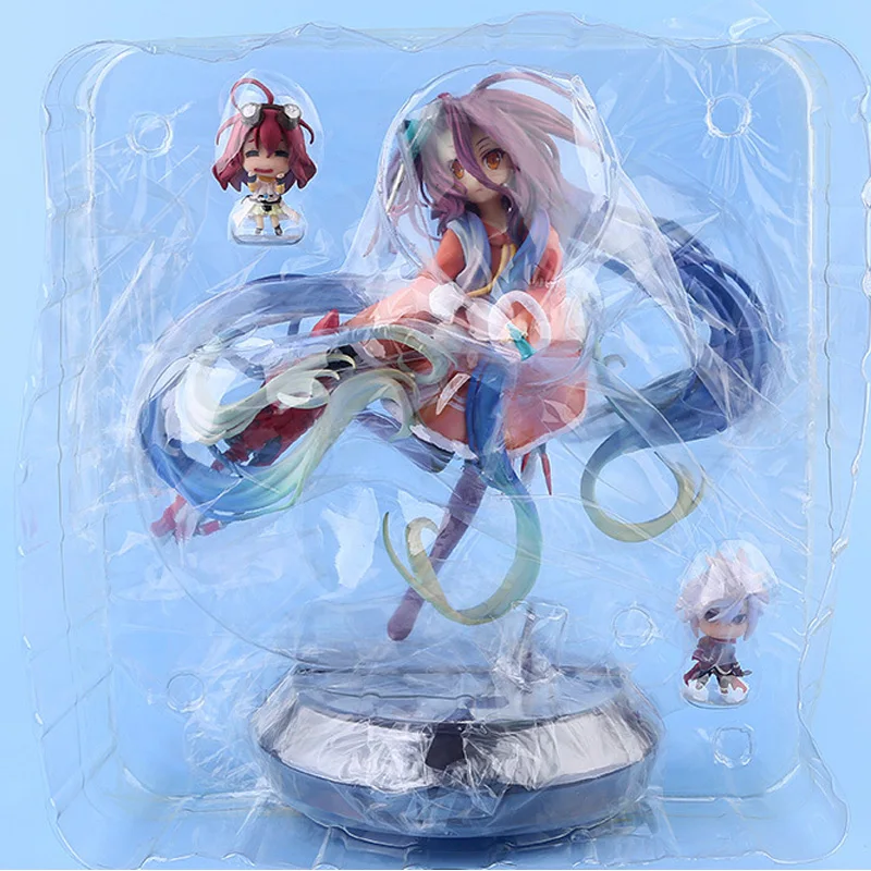3pieces 22cm No Game No Life zero Action Figure PVC New Collection figures toys brinquedos Collection (3)