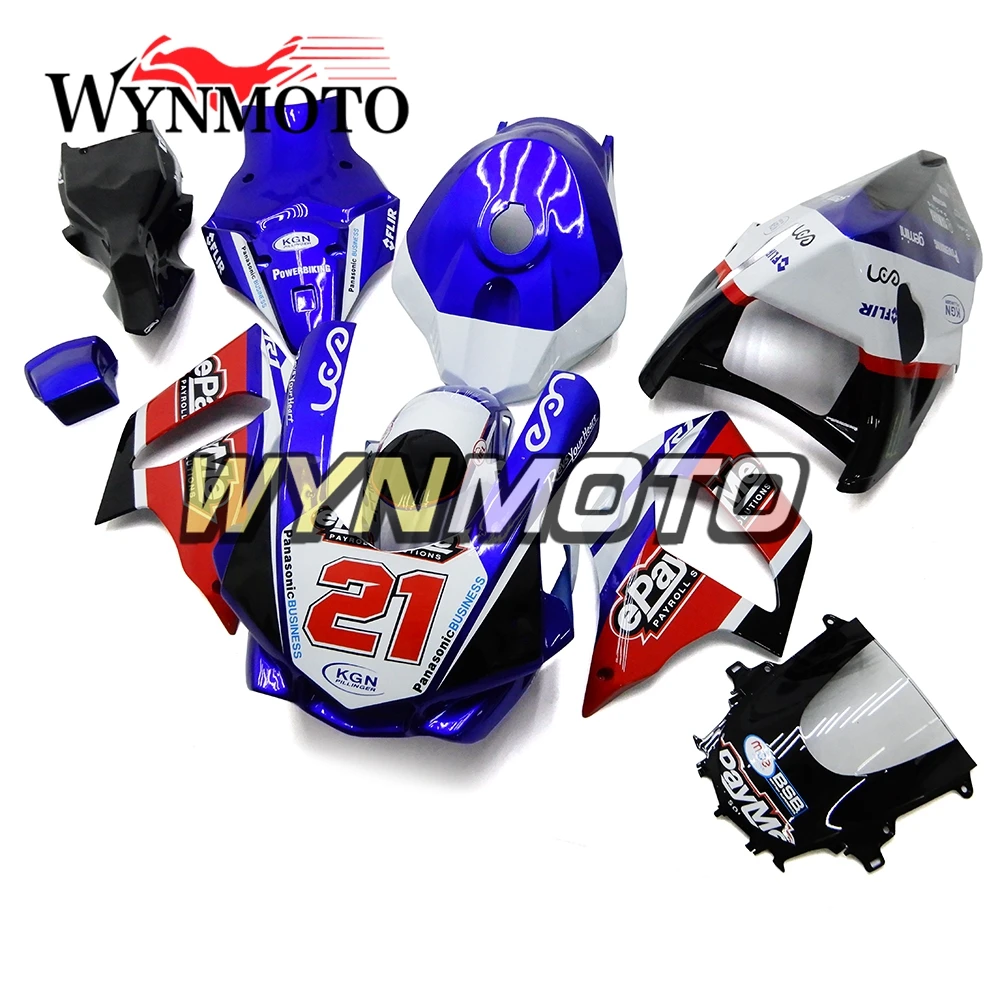 

White Red Blue Fairings Kit For Yamaha YZF1000 2015-2016 R1 Year 15 16 Fiberglass Racing Panels New Bodywork Frames Cowlings New