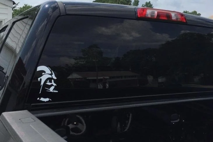 Стайлинг автомобиля для Star Wars Darth Vader 3 3/4 &quotX 6 1/2&quot наклейка автомобилей