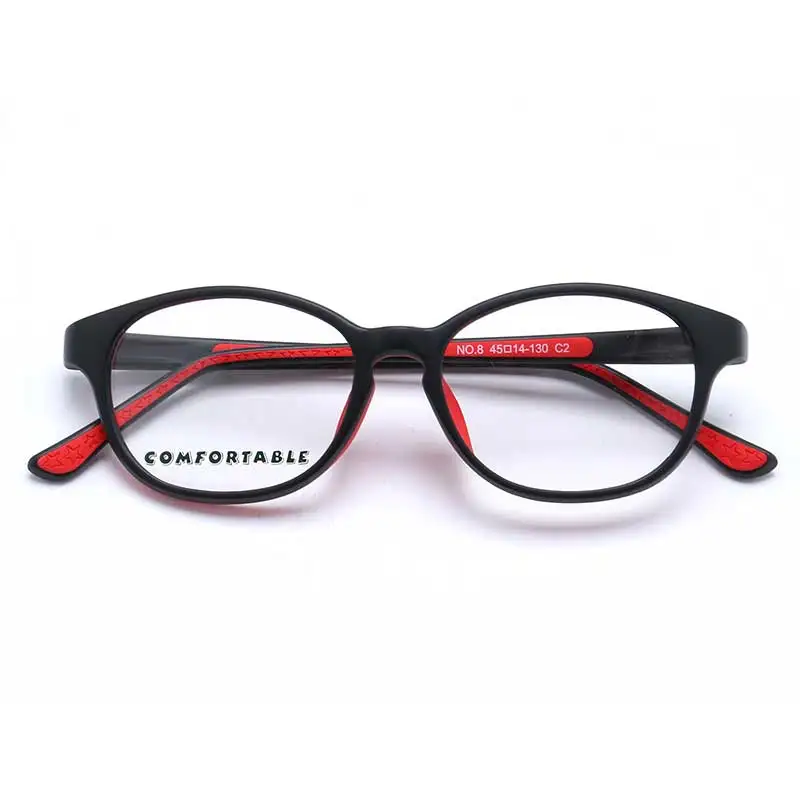 YOUTOP Kid's Anti-Blue Ray Prescription Frames Girl's Optical Eye glasses Children's Myopia Silica gel eyewear NO.8