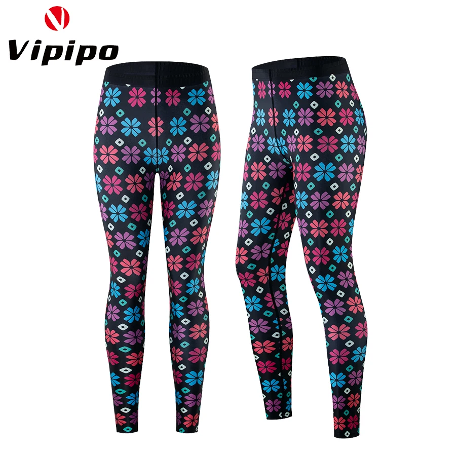 

VIPIPO Brands Women Fashion Legging Round Ombre Printing leggins Slim High Waist Leggings Woman Pants