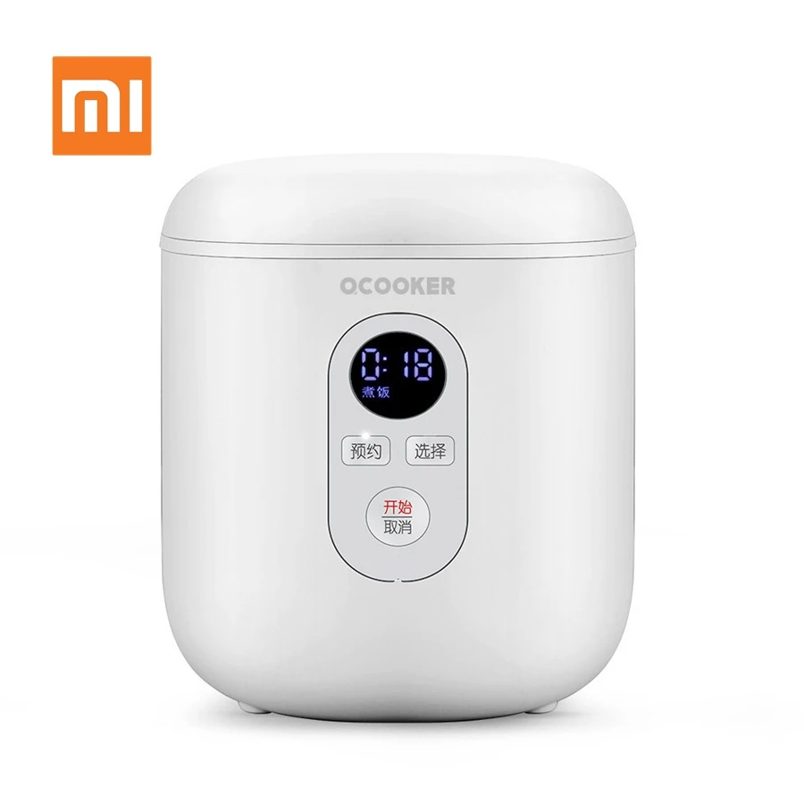 Xiaomi Youpin Мини электрическая рисоварка 1.2L кухонная плита маленькая рисоварка интеллектуальная запись светодиодный дисплей