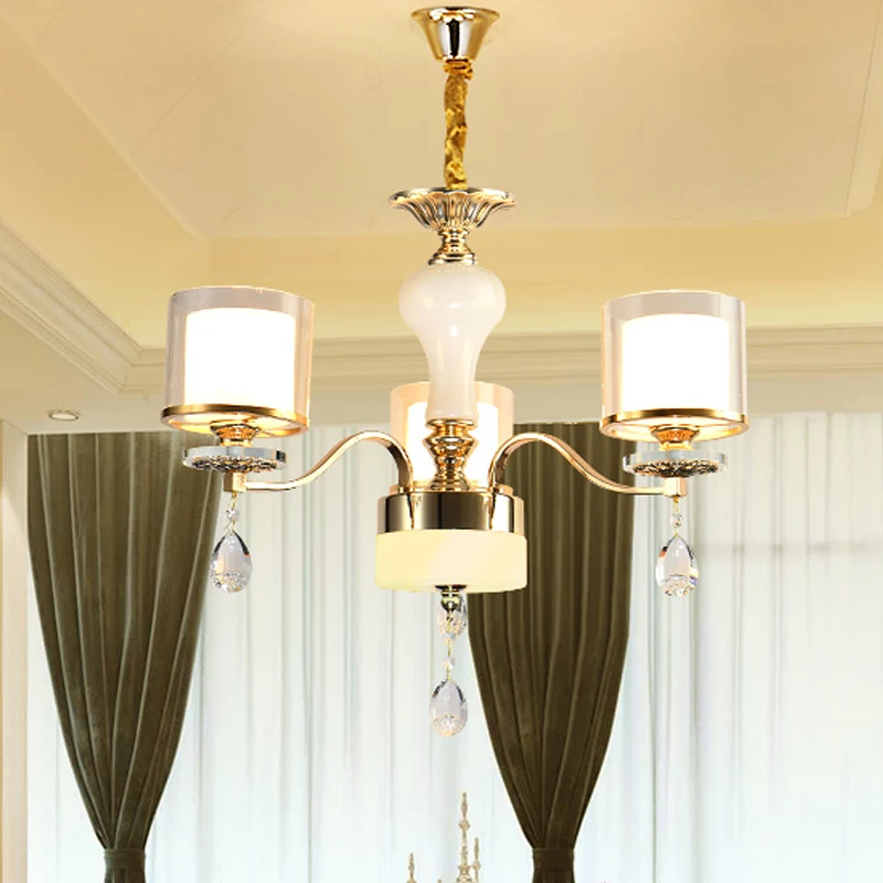 

LED Crystal Chandelier Home For Living Dining Room Lamp Indoor Modern Chandelier Lustre Crystal Light 110V-240V