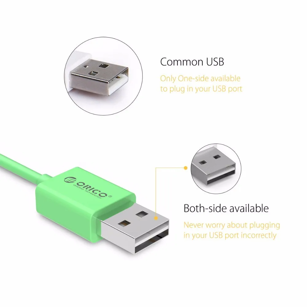 ORICO USB кабель 0,5 м/0,8 м/1 м USB2.0 A к Micro-B кабель для передачи данных для samsung Xiaomi LG Tablet Android USB ЗУ для мобильного телефона