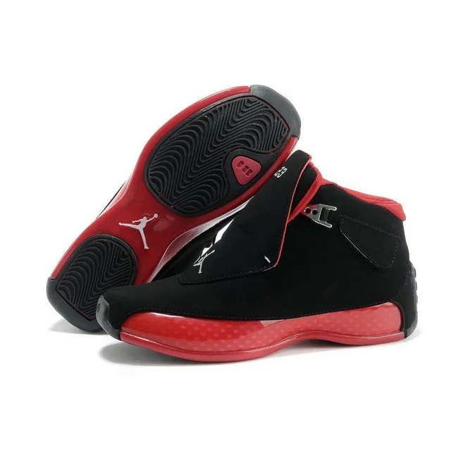Jordan Air Retro 18 hombres baloncesto Rojo Negro Blanco azul XVIII transpirable Jogging Athletic zapatillas de deporte al aire 41 46|Calzado de baloncesto| - AliExpress