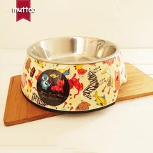 36 шт./лот Размер L Нескользящая собака съемная чаша двойной противоскользящие меламина животное из зоопарка собака чаша db-019