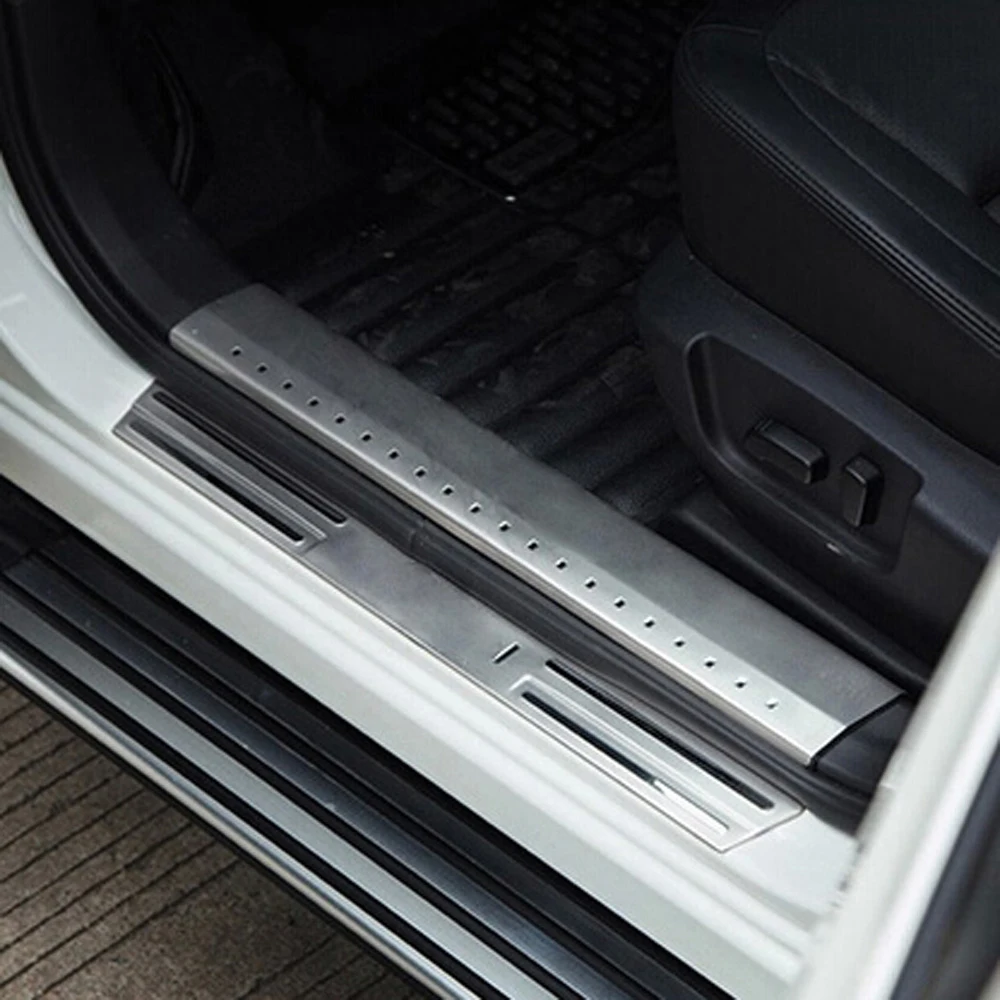Prix pour Styling de voiture Pour Nissan Qashqai 2007-2013 Porte En Acier Inoxydable Sills Scuff Plaque Seuils Pad Protecteur pédales cover version 8 pcs Prix pour Styling de voiture Pour Nissan Qashqai 2007-2013 Porte En Acier Inoxydable Sills Scuff Plaque Seuils Pad Protecteur pédales cover version 8 pcs