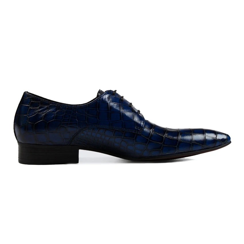 Туфли мужские классические из натуральной кожи с острым носком YMX264|shoes designer|shoes
