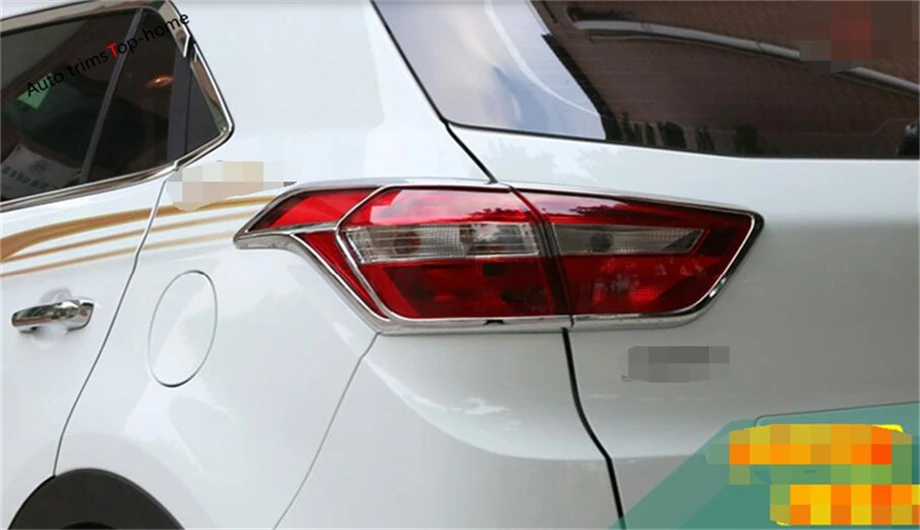 

Bright Style! For Hyundai Creta IX25 2015 2016 2017 ABS Tail Light Rear Lamp Cover Trim 4 Pcs / Set